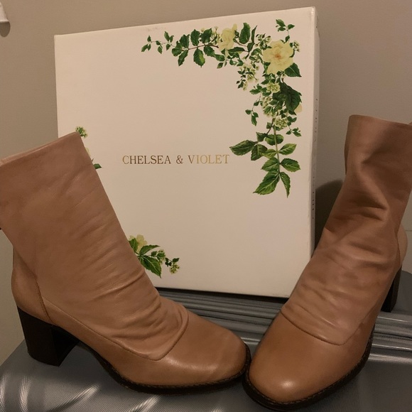 Leather Boots size 6.5 - Chelsea and Violet - Picture 3 of 4